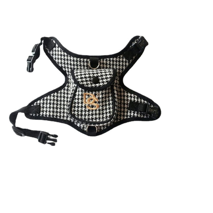 Pet Vest Houndstooth Pet Suit